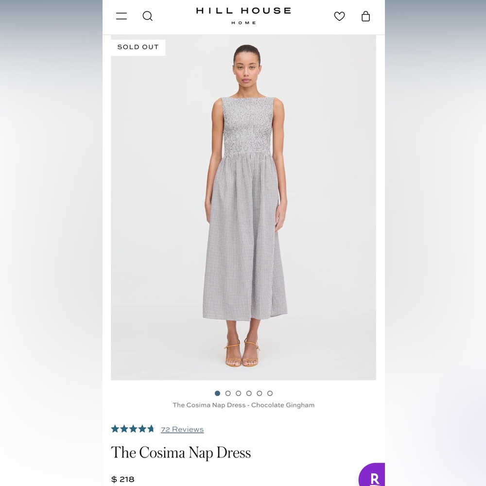 Like New! Hill House Cosima Nap Dress